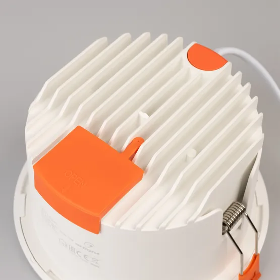 Фото #3 товара Светильник MS-ALORA-BUILT-R140-12W Day4000-MIX (WH, 40 deg, TRIAC) (Arlight, IP54 Пластик, 3 года)