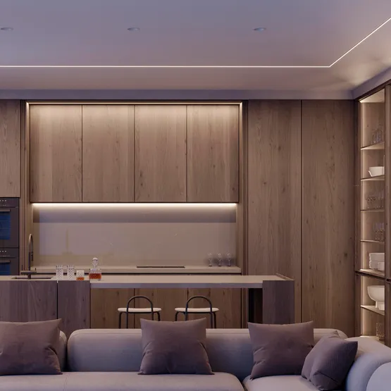 Фото #5 товара Профиль SL-LINIA20-FANTOM-2000 ANOD (Arlight, Алюминий)