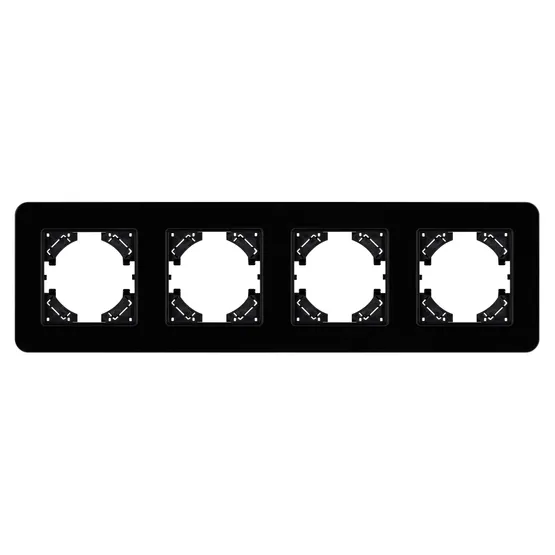 Фото #3 товара Рамка стеклянная FRM-OMALI-GS-4-BK (Arlight, -)