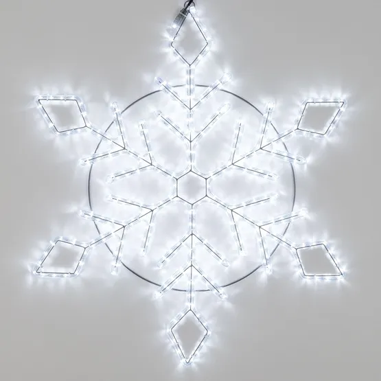 Фото #2 товара Фигура светодиодная ARD-SNOWFLAKE-M9-900x900-360LED White (230V, 22W) (Ardecoled, IP65)