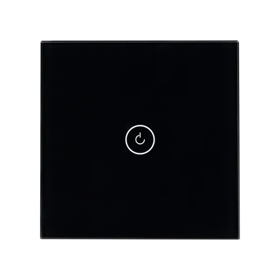 Фото #3 товара Выключатель сенсорный SWT-OMALI-S01-ZB-BK (250V, 10A, Zigbee) (Arlight, Стекло)
