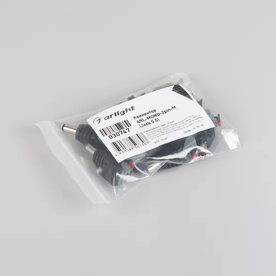 Фото #3 товара Коннектор ARL-MONO-2pin-M (Jack 5.5) (Arlight, -)