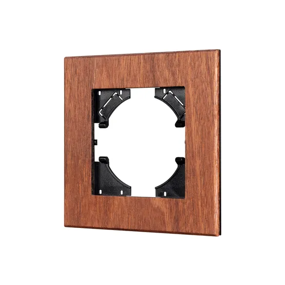 Фото #1 товара Рамка из натурального дерева FRM-XSILO-WD-1-NL (Arlight, -)