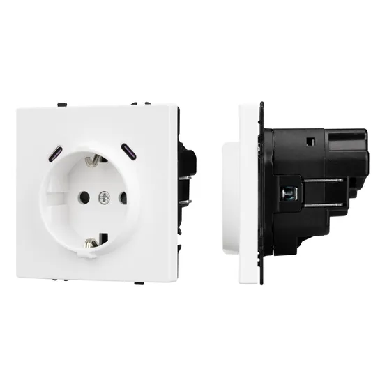 Фото #1 товара ARL NOBE Розетка зк со шторками с USB тип C+С софт-тач белый кварц SCT-MUCC-SFPL-WH (250V, 16A) (Arlight, -)