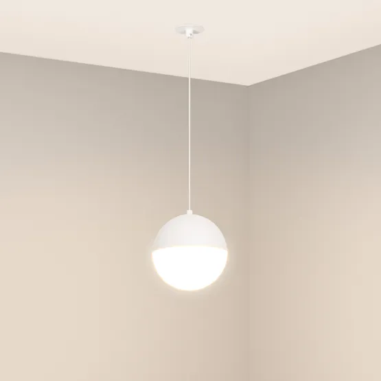 Фото #2 товара Светильник SP-EMISFERO-HANG-BUILT-R150-11W Day4000 (WH, 170 deg, 230V) (Arlight, IP20 Металл, 3 года)