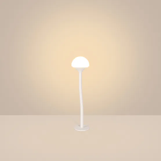 Фото #4 товара Светильник KT-MUCENA-BOLL-A-H250-1W Warm3000 (WH, 85 deg, 24V) (Arlight, IP65 Металл, 3 года)