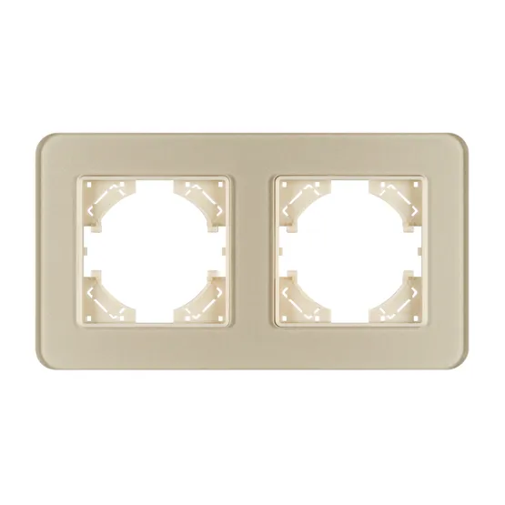 Фото #2 товара Рамка стеклянная FRM-OMALI-SFGS-2-GD (Arlight, -)