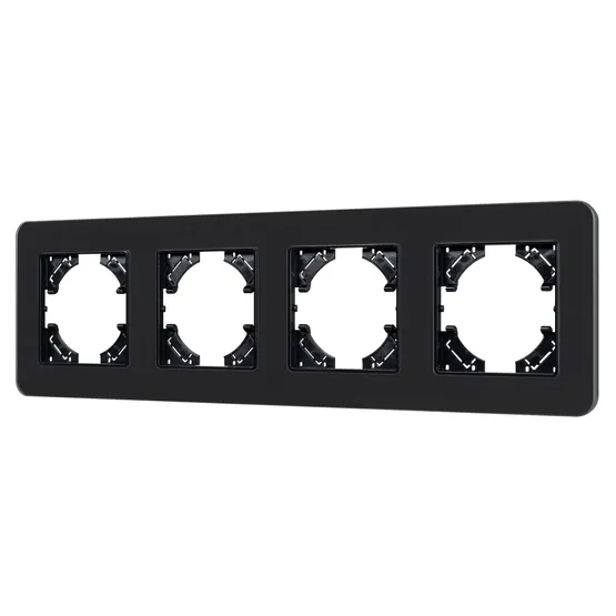 Фото #1 товара Рамка стеклянная FRM-OMALI-SFGS-4-BK (Arlight, -)