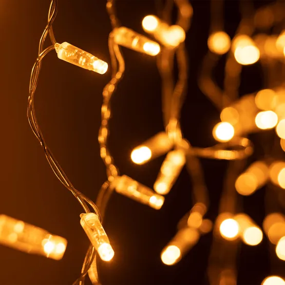 Фото #2 товара Светодиодная гирлянда ARD-EDGE-CLASSIC-2400x600-CLEAR-88LED-STD Yellow (230V, 6W) (Ardecoled, IP65)