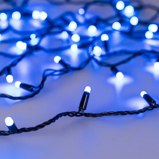 Фото #7 товара Светодиодная гирлянда ARD-STRING-CLASSIC-10000-BLACK-100LED-MILK-SYNC RGB (230V, 6.5W) (Ardecoled, IP65)