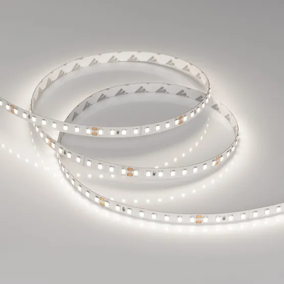 Фото #4 товара Светодиодная лента RT-A128-8mm 24V Day5000 (10 W/m, IP20, 5m) (Arlight, высок.эфф.150 лм/Вт)