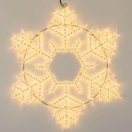 Фото #4 товара Фигура светодиодная ARD-SNOWFLAKE-M10-1000x900-504LED Warm (230V, 31W) (Ardecoled, IP65)