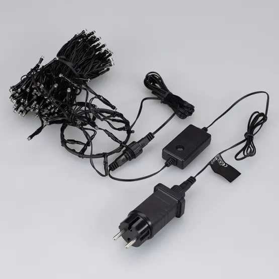 Фото #3 товара Светодиодная гирлянда Лучи Смарт ARD-GALA-CLASSIC-2000-BLACK-200LED Warm (230V, 4.7W, Tuya Wi-Fi) (Ardecoled, IP65)