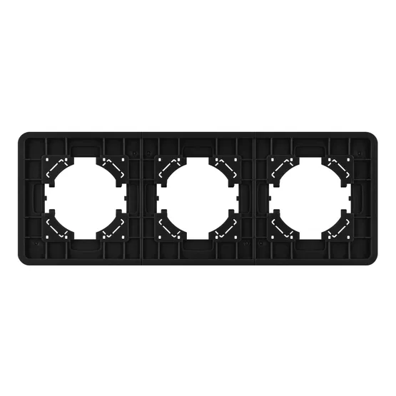 Фото #2 товара Рамка стеклянная FRM-OMALI-SFGS-3-BK (Arlight, -)