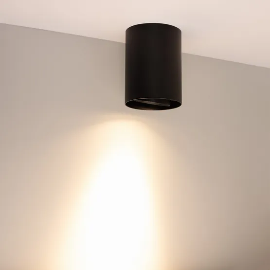Фото #3 товара Светильник SP-FOCUS-R110-18W Warm3000 (BK, 15 deg, 230V) (Arlight, IP54 Металл, 5 лет)