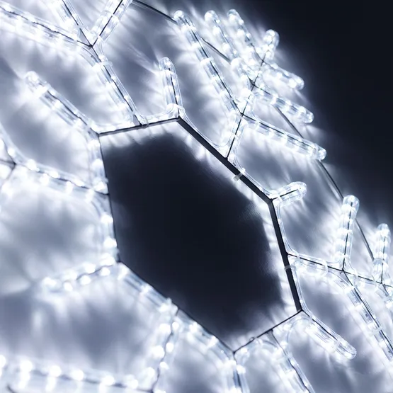 Фото #3 товара Фигура светодиодная ARD-SNOWFLAKE-M10-1000x900-504LED White (230V, 31W) (Ardecoled, IP65)