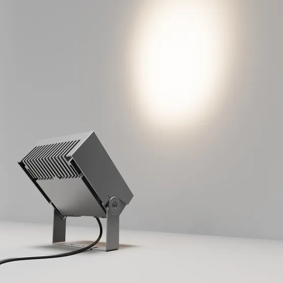 Фото #3 товара Светильник ALT-BLOCK-S220x220-50W Warm3000 (GR, 60 deg, 230V) (Arlight, IP66 Металл, 3 года)