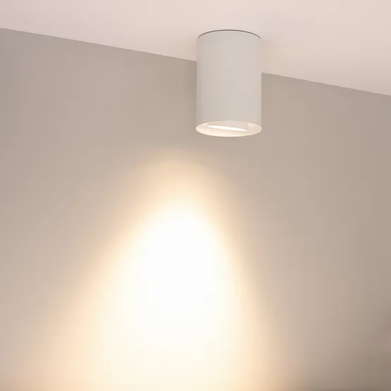 Фото #2 товара Светильник SP-FOCUS-R86-10W Warm3000 (WH, 50 deg, 230V) (Arlight, IP54 Металл, 5 лет)