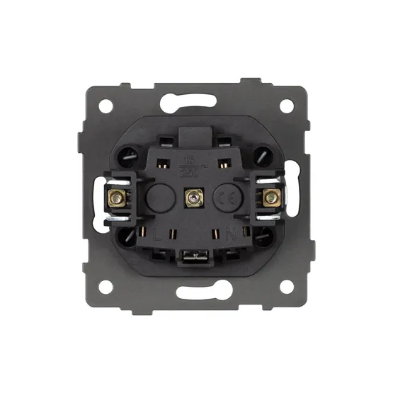 Фото #2 товара Механизм электрической розетки SCT-MEU1-PL-GD-V (250V, 16A) (Arlight, -)