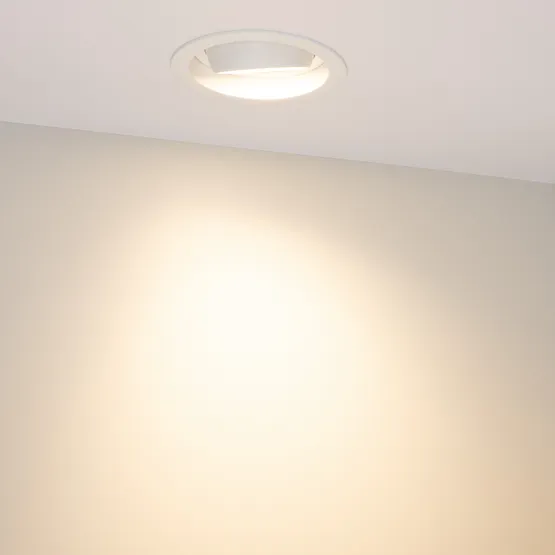 Фото #4 товара Светильник MS-VORTEX-BUILT-R135-30W Warm3000 (WH-WH, 50 deg, 230V) (Arlight, IP20 Металл, 5 лет)