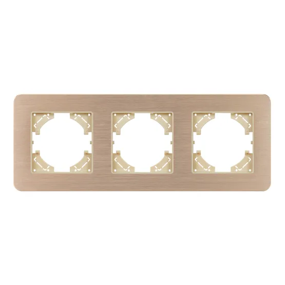 Фото #3 товара Рамка алюминиевая FRM-AKIRY-AL-3-GD (Arlight, -)