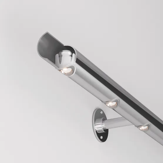 Фото #4 товара Светильник ALT-LODESTAR-HANDRAIL-R27-1.5W Warm3000 (SL, 30x60 deg, 12-24V) (Arlight, IP67 Металл, 3 года)