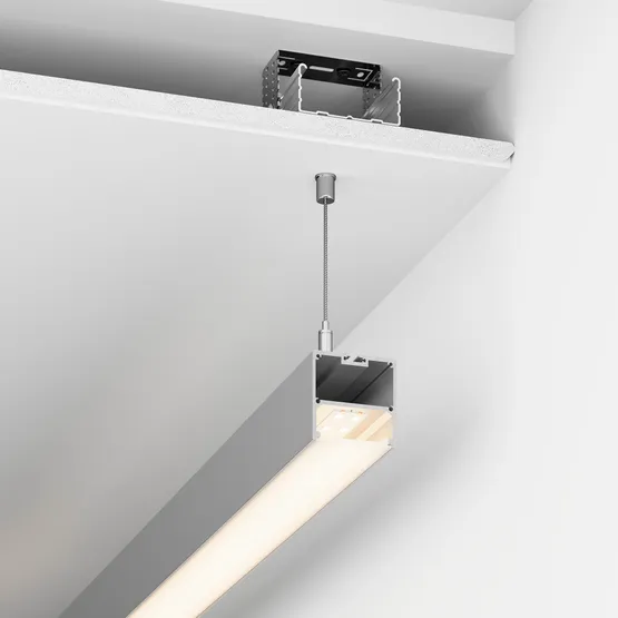 Фото #6 товара Профиль с экраном SL-LINE-5050-2500 BLACK+OPAL (Arlight, Алюминий)