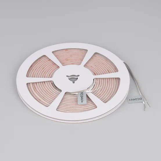 Фото #3 товара Светодиодная лента герметичная MICROLED-SEW-M320-3mm 24V Warm2400 (6 W/m, IP65, 5m) (Arlight, CRI>90)