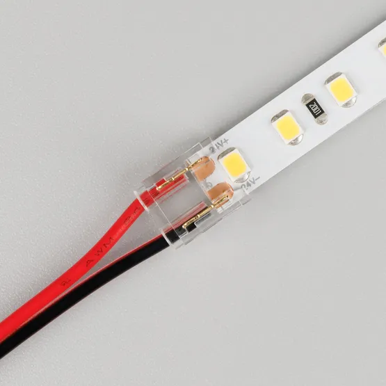 Фото #2 товара Коннектор FIX-MONO-8mm-2pin-STW  (Arlight, Прозрачный)