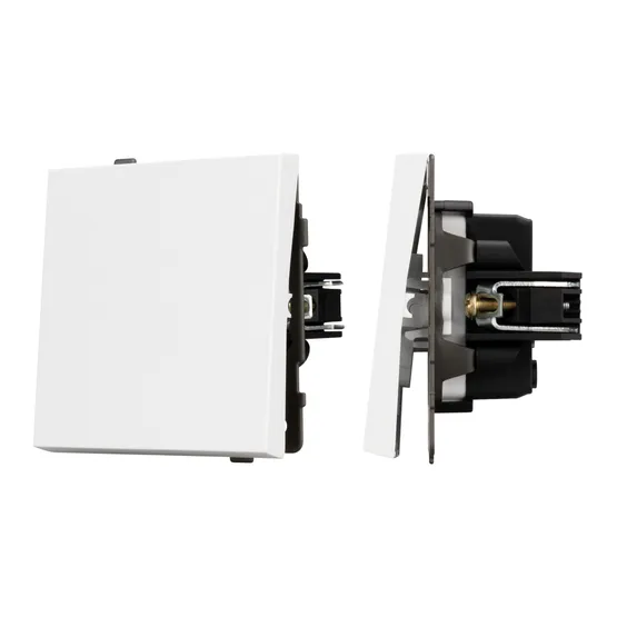 Фото #1 товара Механизм звонкового выключателя SWT-TENDO-MKR1-PL-WH (230V, 10A) (Arlight, Белый)