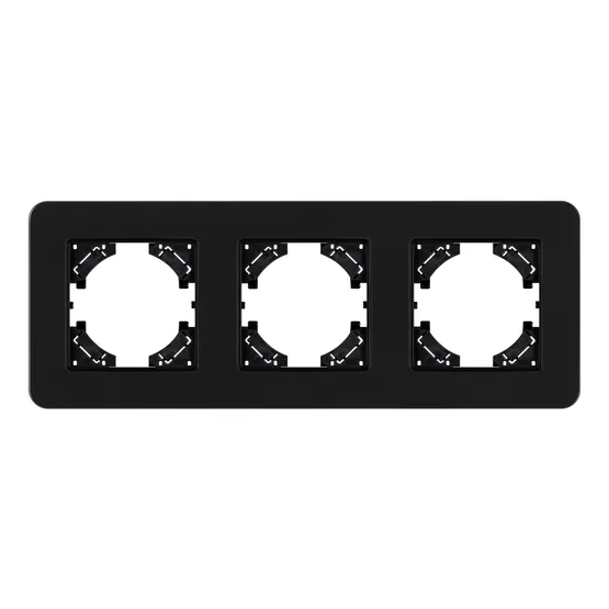 Фото #3 товара Рамка стеклянная FRM-OMALI-SFGS-3-BK (Arlight, -)