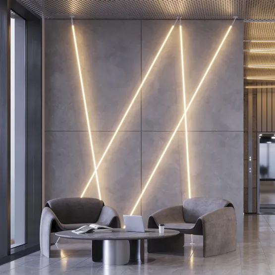 Фото #5 товара Светодиодная лента герметичная WAVE-TOP-A560-18x15mm 24V Warm2700 (10 W/m, IP54, 5m, wire x1) (Arlight, Вывод прямой, 3 года)