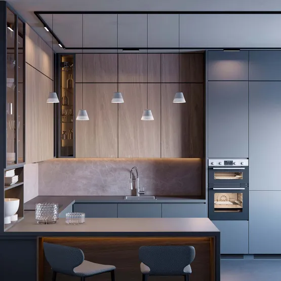 Фото #2 товара Светильник MAG-ORIENT-OLLAS-HANG-5W Warm3000 (BK-GR, 80 deg, 48V) (Arlight, IP20 Гипс, 3 года)