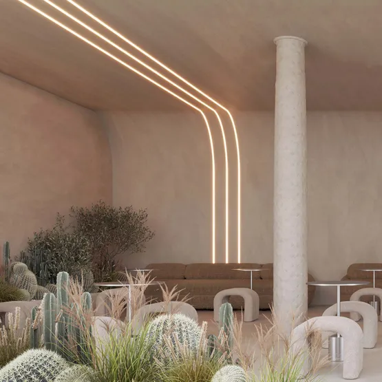 Фото #9 товара Профиль FANTOM-BENT-W12-TOP-2000 ANOD (Arlight, Алюминий)