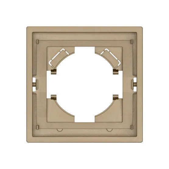 Фото #3 товара Рамка пластиковая FRM-TENDO-SFPL-1-GD (Arlight, Матовый песочный)