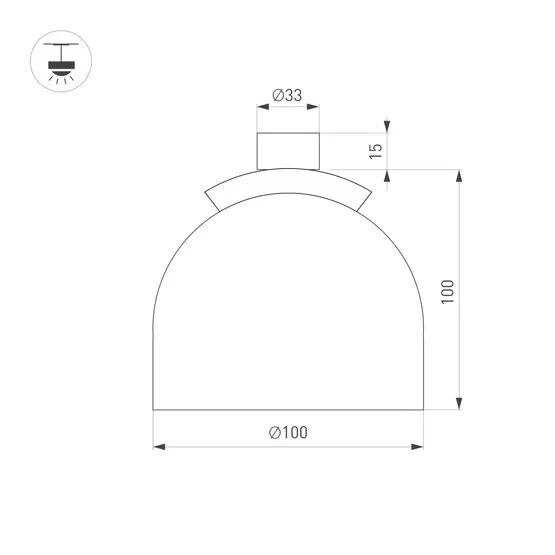 Фото #8 товара Светильник ART-INBELT-CUP-R100-8W Day4000-MIX (BK, 90 deg, 48V, DALI) (Arlight, IP20 Металл, 3 года)
