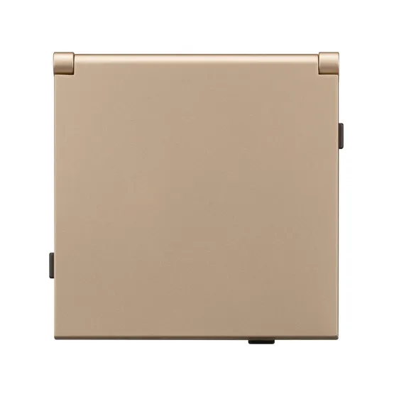 Фото #2 товара Механизм розетки влагозащищённый SCT-TENDO-MCP-PL-GD (230V, 16A) (Arlight, Песочный)