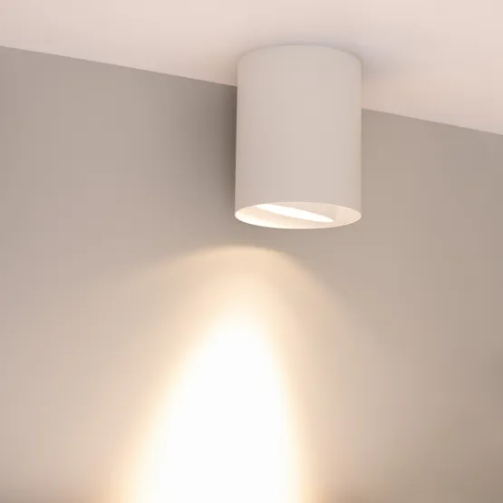 Фото #3 товара Светильник SP-FOCUS-R132-24W Warm3000 (WH, 24 deg, 230V) (Arlight, IP54 Металл, 5 лет)