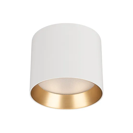 Фото #1 товара Светильник SP-BISCOTTO-R90-8W Warm3300-MIX (WH-GD, 80 deg, 230V) (Arlight, IP54 Металл, 5 лет)