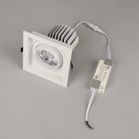 Фото #3 товара Светильник MS-VORTEX-BUILT-S140x140-30W Warm3000 (WH-WH, 30 deg, 230V) (Arlight, IP20 Металл, 5 лет)