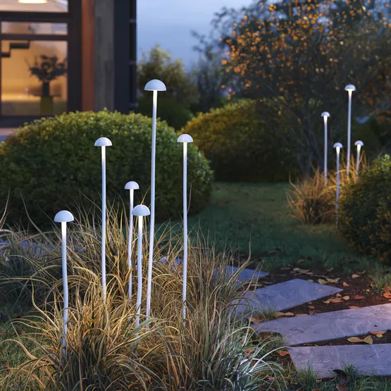 Фото #4 товара Светильник KT-ENOKI-BOLL-H800-2W Warm3000 (WH, 100 deg, 24V) (Arlight, IP65 Металл, 3 года)