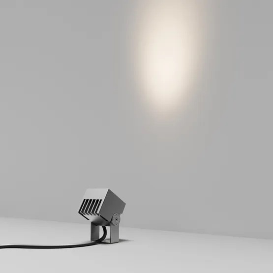 Фото #3 товара Светильник ALT-BLOCK-S65x65-5W Warm3000 (GR, 15 deg, 230V) (Arlight, IP66 Металл, 3 года)