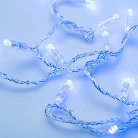 Фото #2 товара Светодиодная гирлянда ARD-STRING-CLASSIC-10000-CLEAR-100LED-FLASH BLUE (230V, 7W) (Ardecoled, IP65)