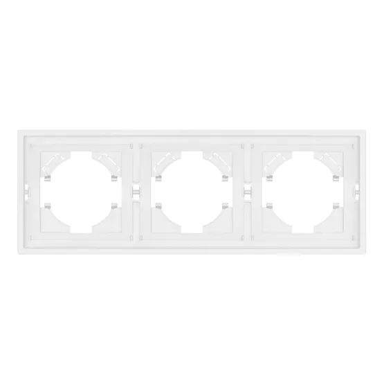 Фото #3 товара Рамка пластиковая FRM-TENDO-PL-3-WH (Arlight, Белый)