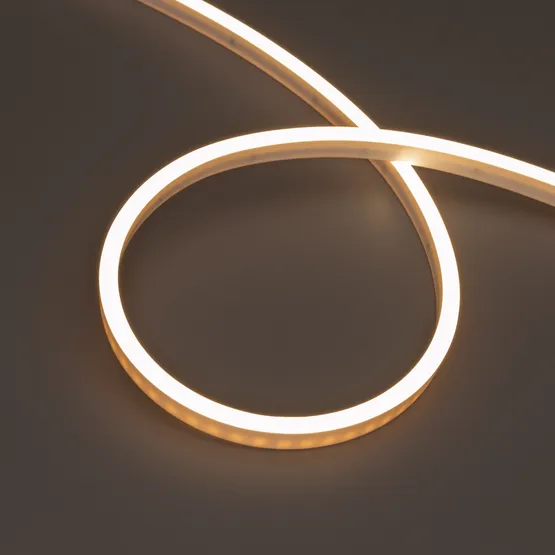 Фото #1 товара Светодиодная лента герметичная WAVE-SIDE-PU-A120-06x12mm 24V Warm3500 (8 W/m, IP68, 1m, wire x1) (Arlight, Вывод прямой, 3 года)