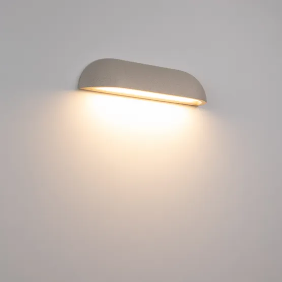 Фото #3 товара Светильник SP-BULFIN-WALL-L365-10W Warm3000 (WH, 120 deg, 230V) (Arlight, IP65 Бетон, 3 года)