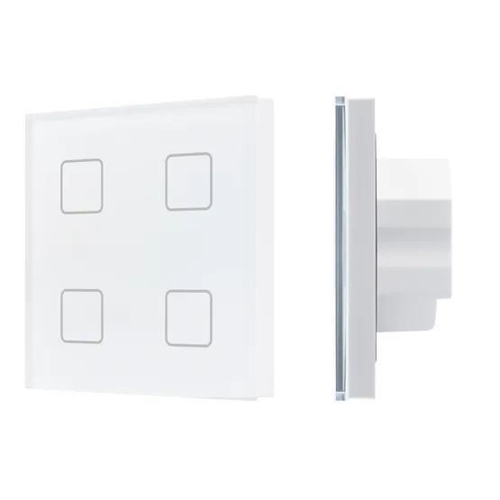 Фото товара INTELLIGENT ARLIGHT Сенсорная панель DALI-301-11-IN White (BUS/24V, Backlight) (IARL, IP20 Пластик, 5 лет)
