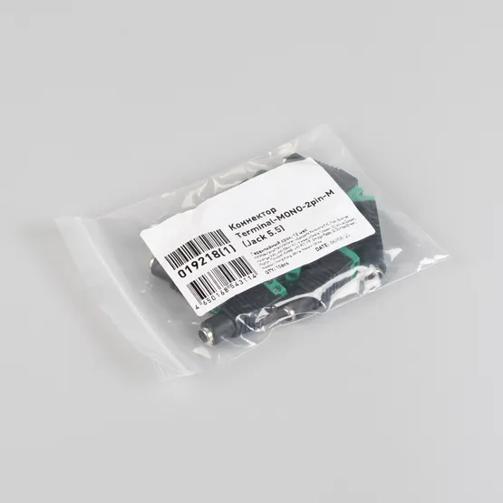 Фото #3 товара Коннектор Terminal-MONO-2pin-M (Jack 5.5) (Arlight, Пластик)