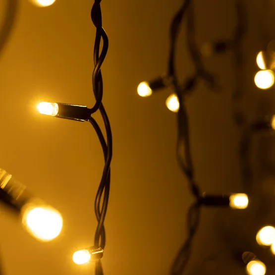 Фото #3 товара Светодиодная гирлянда ARD-EDGE-PRO-4000x600-BLACK-128LED-FLASH Warm/Warm (230V, 8W) (Ardecoled, IP65)