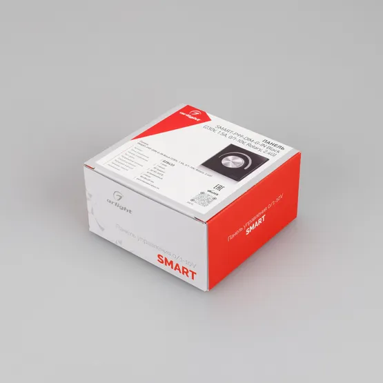 Фото #3 товара Панель SMART-P99-DIM-G-IN Black (230V, 1.5A, 0/1-10V, Rotary, 2.4G) (Arlight, Стекло)